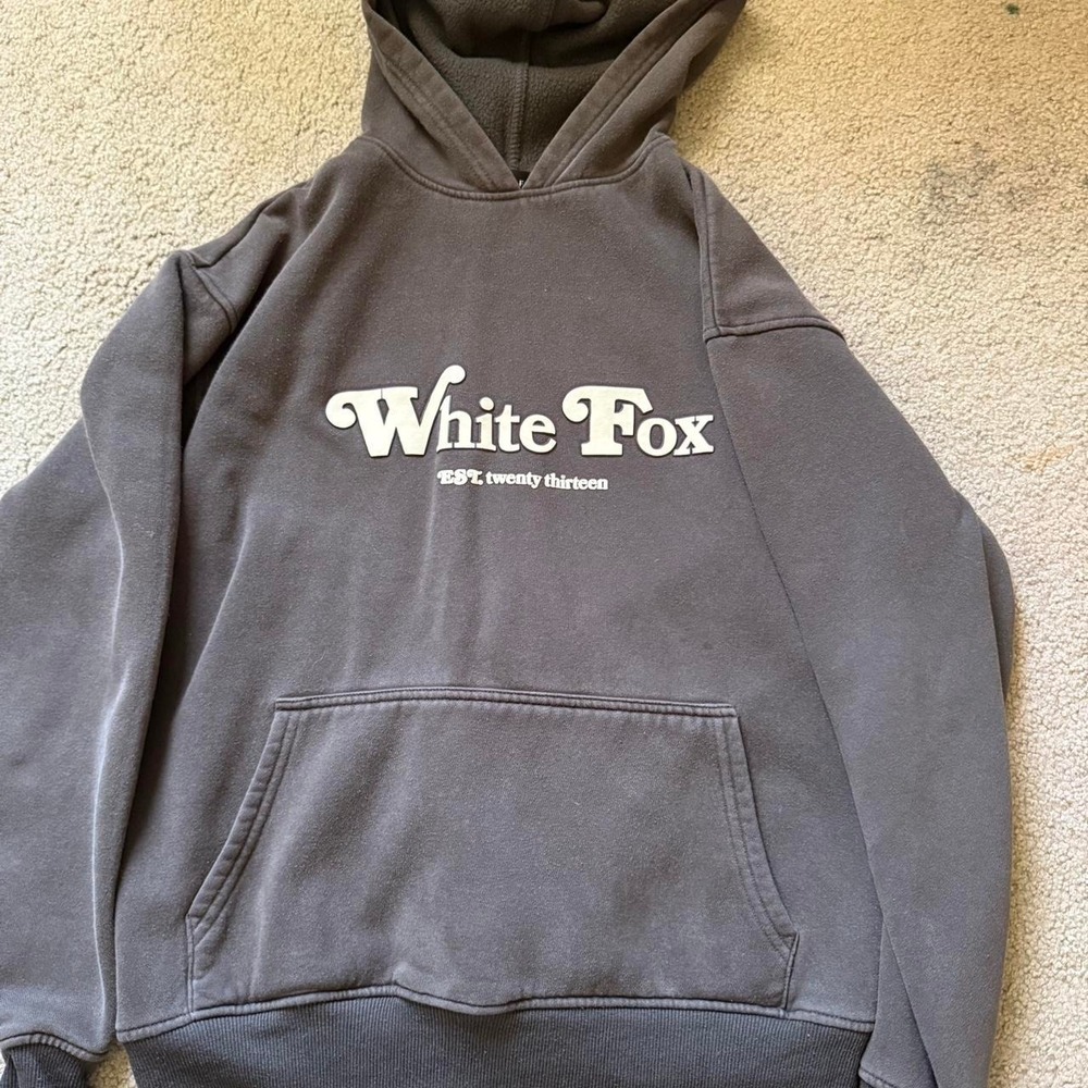 white fox twin flame hoodie